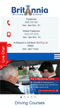 Mobile Screenshot of britannia-driving-school.com